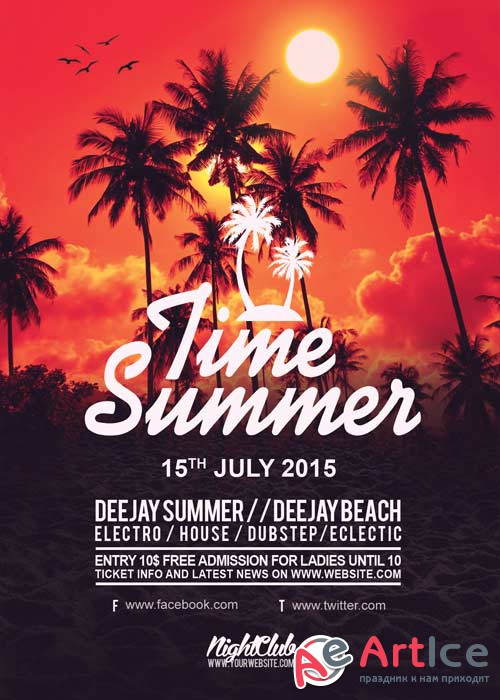 Time Summer V20 Flyer Template