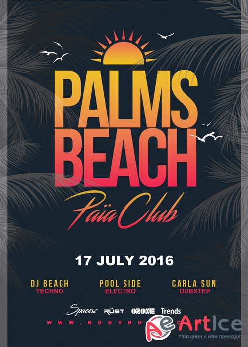 Palm Beach V15 Flyer Template