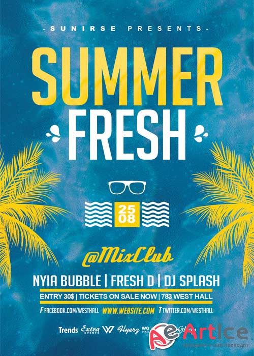 Summer Fresh V10 Flyer Template