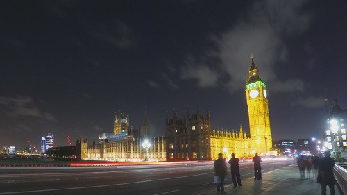 London Night Palace Of Westminster