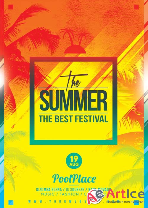 The Summer Festival V23 Flyer Template