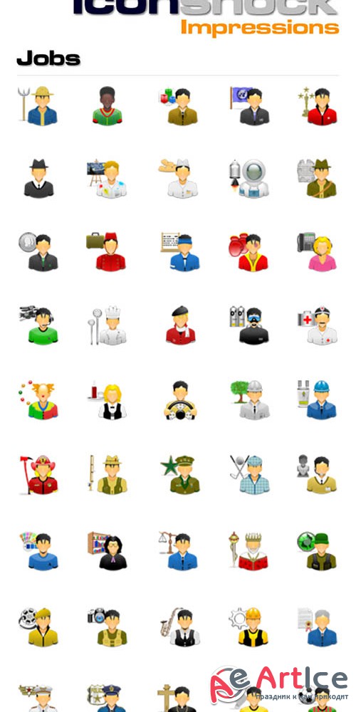 Impressions - Jobs icons