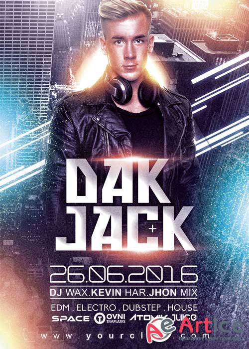 Don Jack V10 Flyer Template