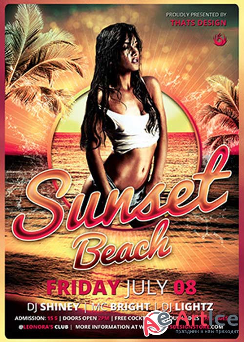 Beach Party V23 Flyer Template