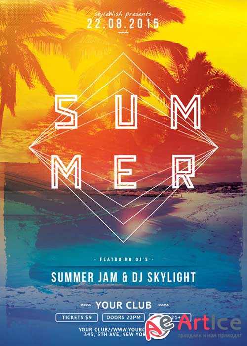 Summer V44 Flyer Template