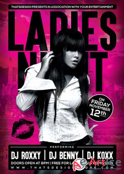 Ladies Night V28 Flyer Template