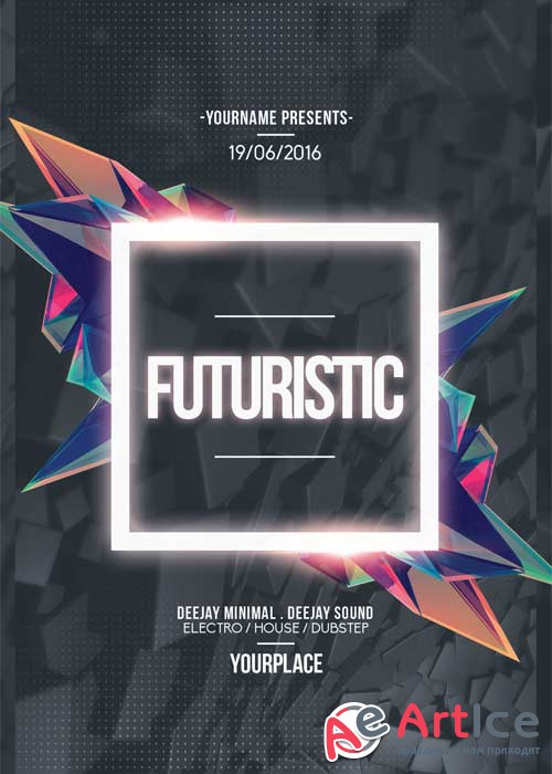 Futuristic V20 Flyer Template