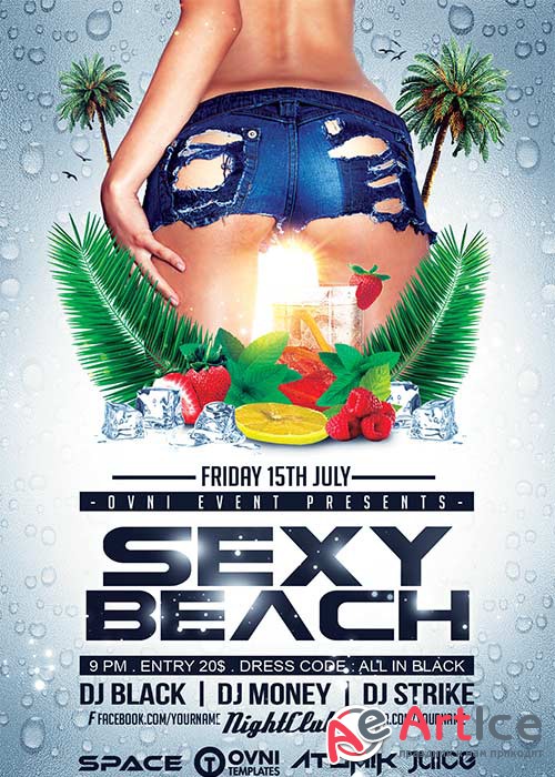 SEXY BEACH V26 Flyer Template