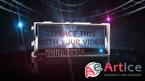 Template for Sony Vegas - 3D frame video holder promo