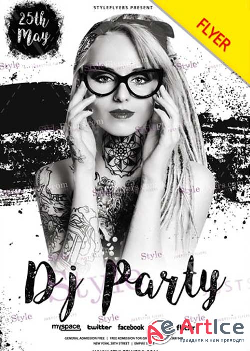 Dj Party V35 Psd Template