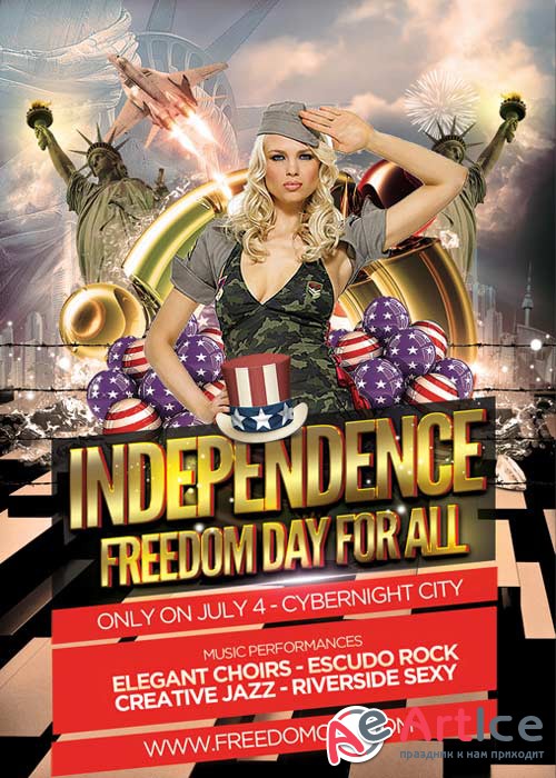 Independence V40 Flyer Bundle