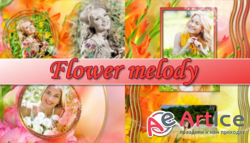 Flower melody - project for ProShow Producer