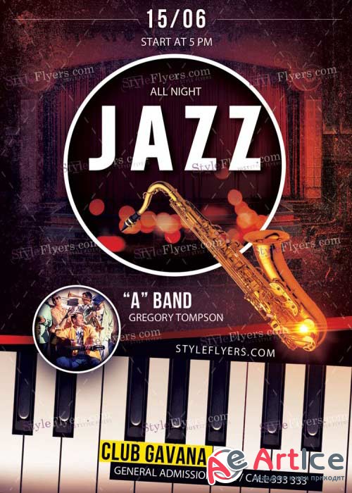 Jazz PSD V33 Premium Flyer Template