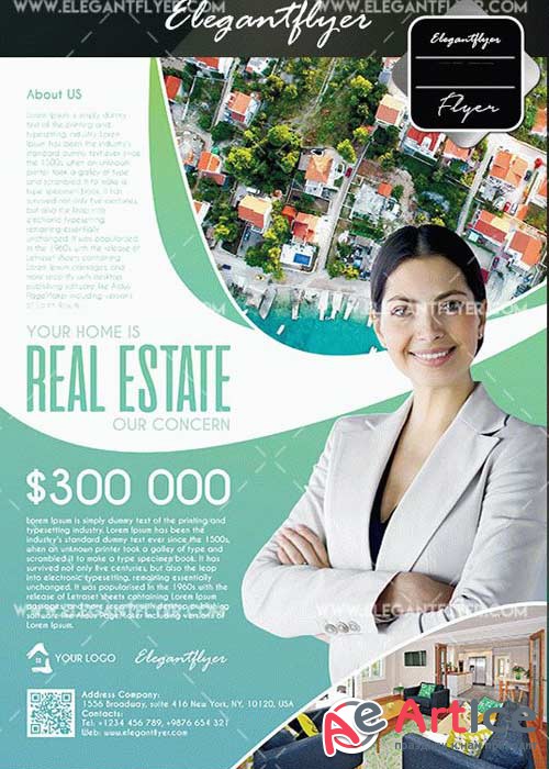 Real Estate V35 Flyers Template