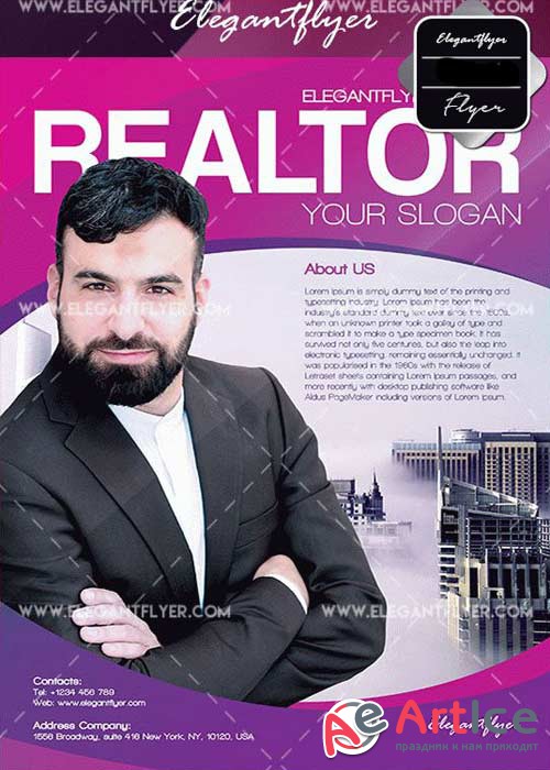 Realtor V5 Flyer Template