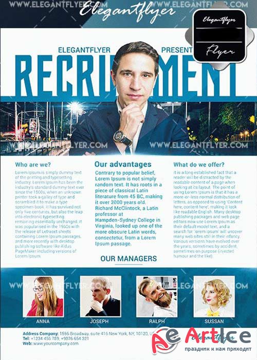 Recruitment V26 Flyer Template