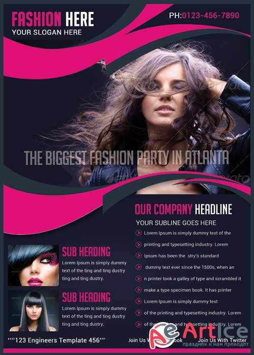 Fashion flyer V28 Flyer Template