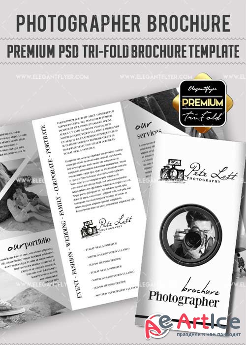 Photography V26 Tri-Fold Brochure Template