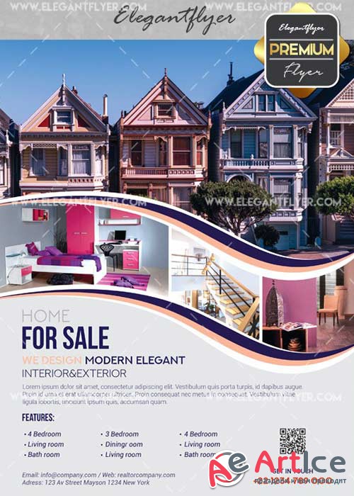 Realtor V3 Flyer PSD Template + Facebook Cover