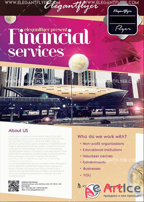 Financial Services V21 Flyer Templates