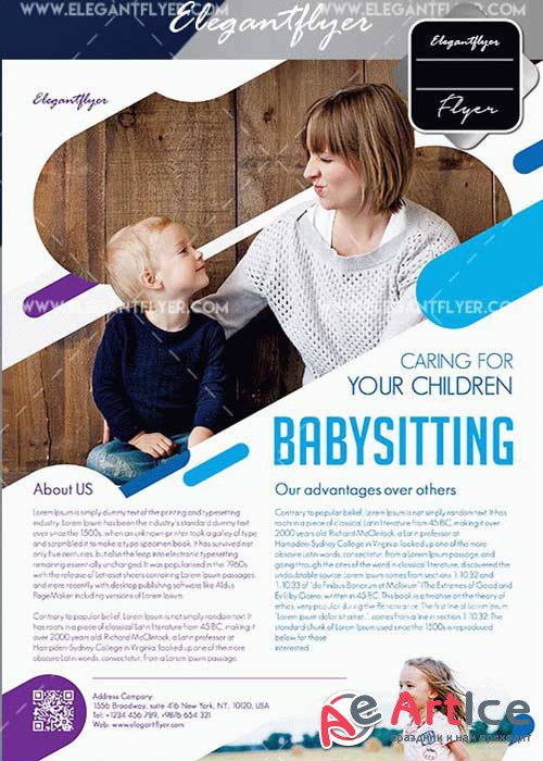 Babysitting V17 Flyer Template