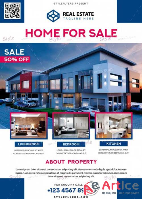 Real Estate V37 PSD Flyer Template