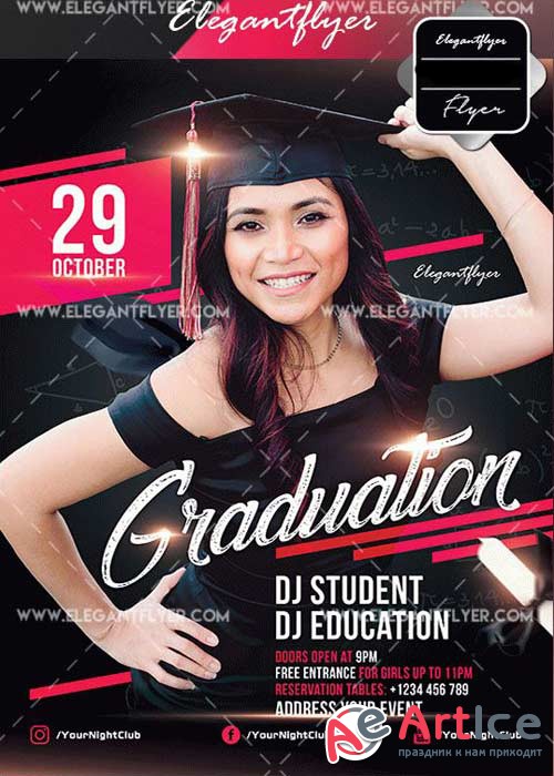 Graduation Flyer V9 Template