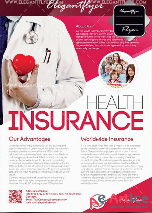 Health Insurance V6 Flyer Template