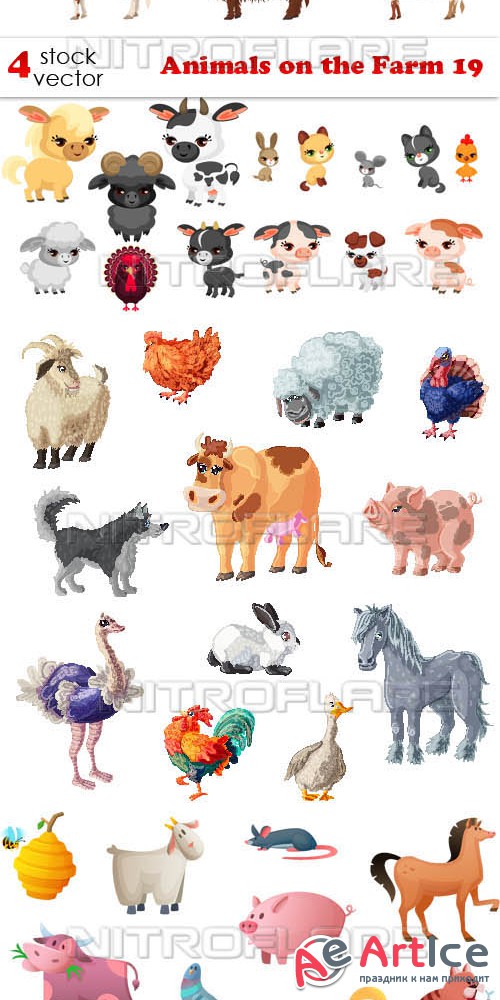 Vectors - Animals on the Farm 19