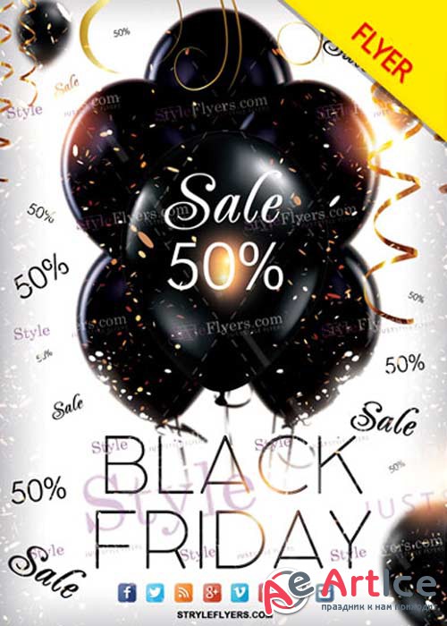 Black Friday V12 PSD Flyer Template