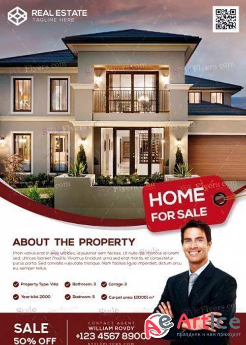 Real Estate V26 PSD Flyer Template