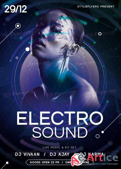 Electro Sound V29 PSD Flyer Template