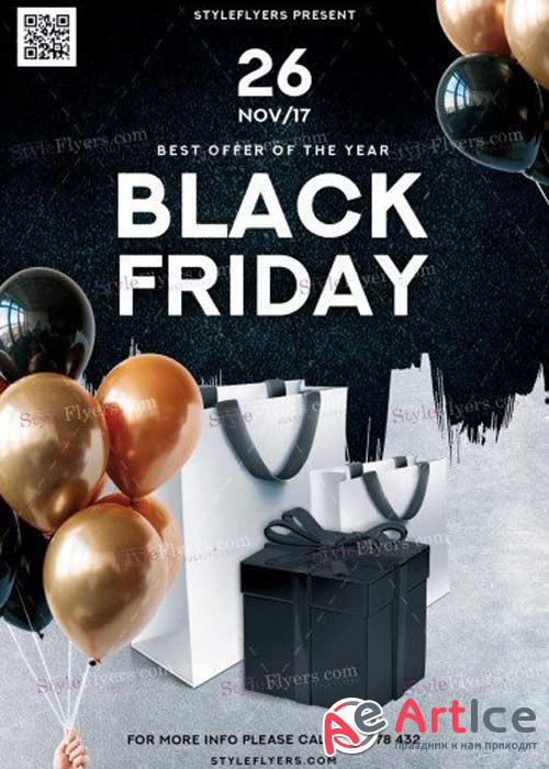 Black Friday V11 2018 PSD Flyer Template