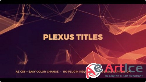 Plexus Titles - Project for After Effects (Videohive)