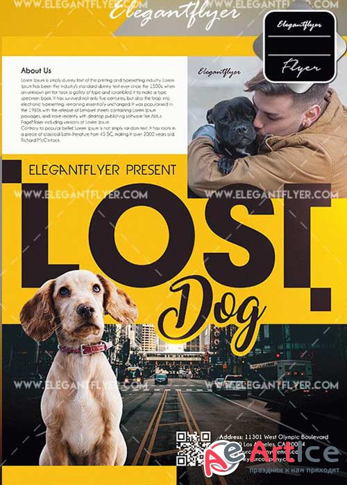 Lost Dog V4 2018 Flyer Template