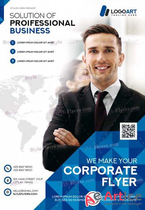 Corporate V4 2018 PSD Flyer Template