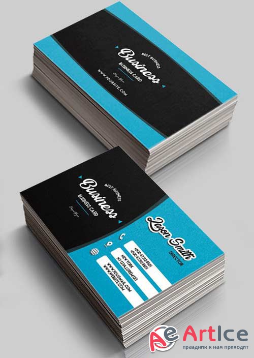 Business V9 2018 Business Card Templates PSD