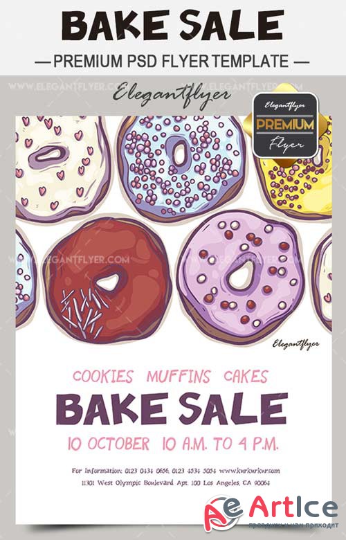 Bake Sale V1 2018 Flyer Template