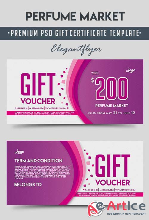 Voucher Template V1 2018 for Perfume Market