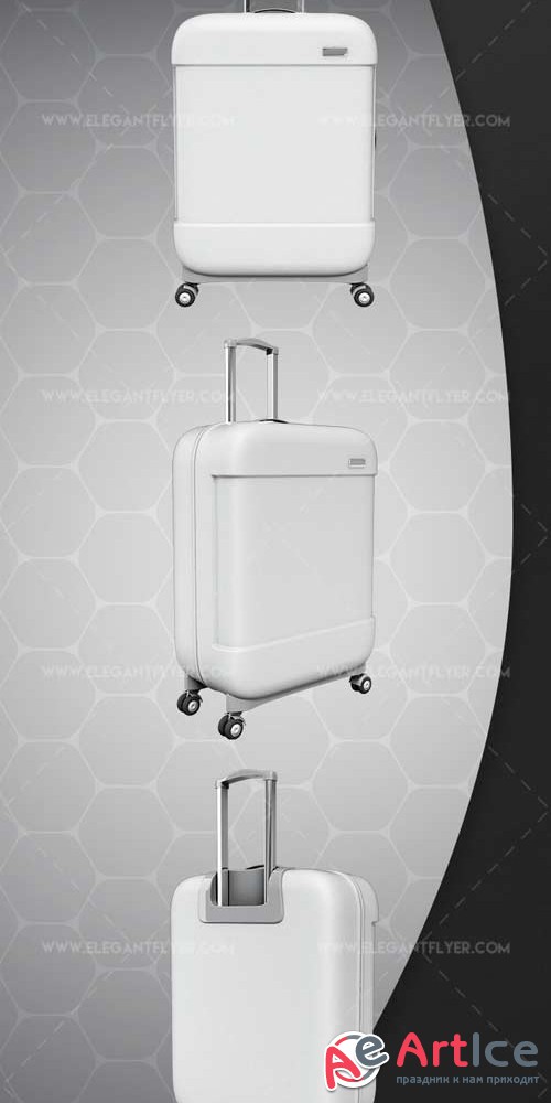 Suitcase Bag V1 2018 3d Render Templates