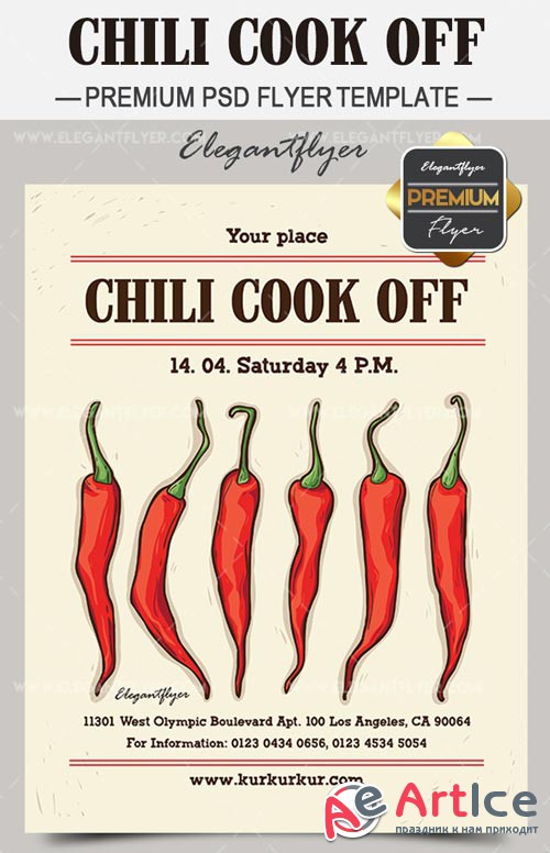 Chili Cook Off V1 2018Flyer Template