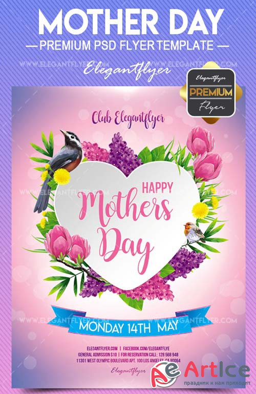 Mother Day V23 2018 Flyer PSD Template