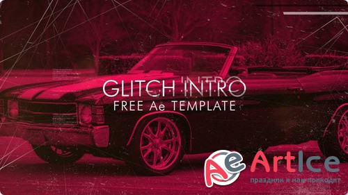 Simple Glitch Intro  - After Effects Templates