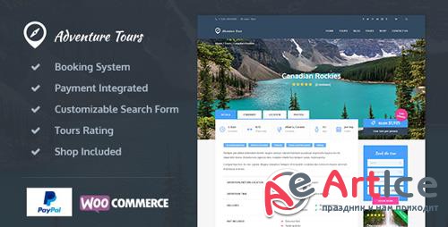 ThemeForest - Adventure Tours v3.4.4 - WordPress Tour/Travel Theme - 12781942
