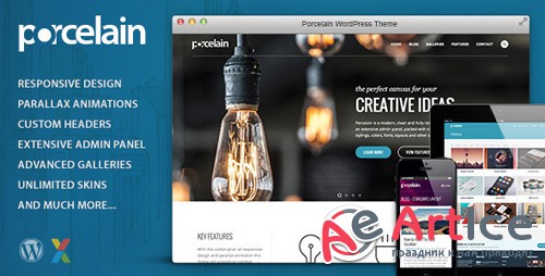 ThemeForest - Porcelain v1.3.8 - Responsive Multi-Purpose Theme - 5960553