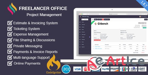 CodeCanyon - Freelancer Office v1.9.1 - 8870728 - NULLED