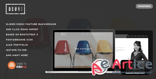 ThemeForest - Beuh v1.2.1 - Responsive One Page Portfolio Theme - 8513549
