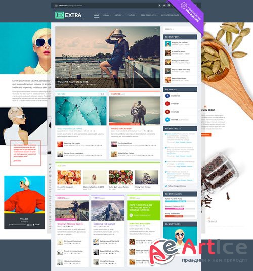 ElegantThemes - Extra v2.5 - WordPress Theme