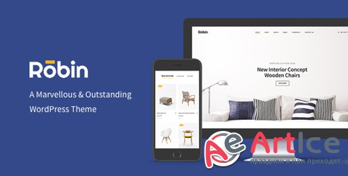 ThemeForest - Robin v1.6.4 - A Furniture WooCommerce WordPress Theme - 20045842