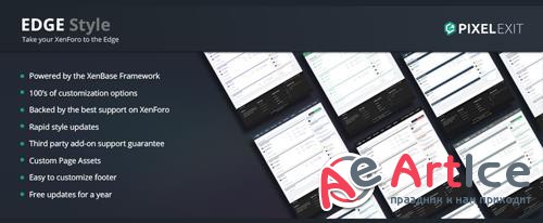 PixelExit - Edge v2.0.5 - Skin For XenForo